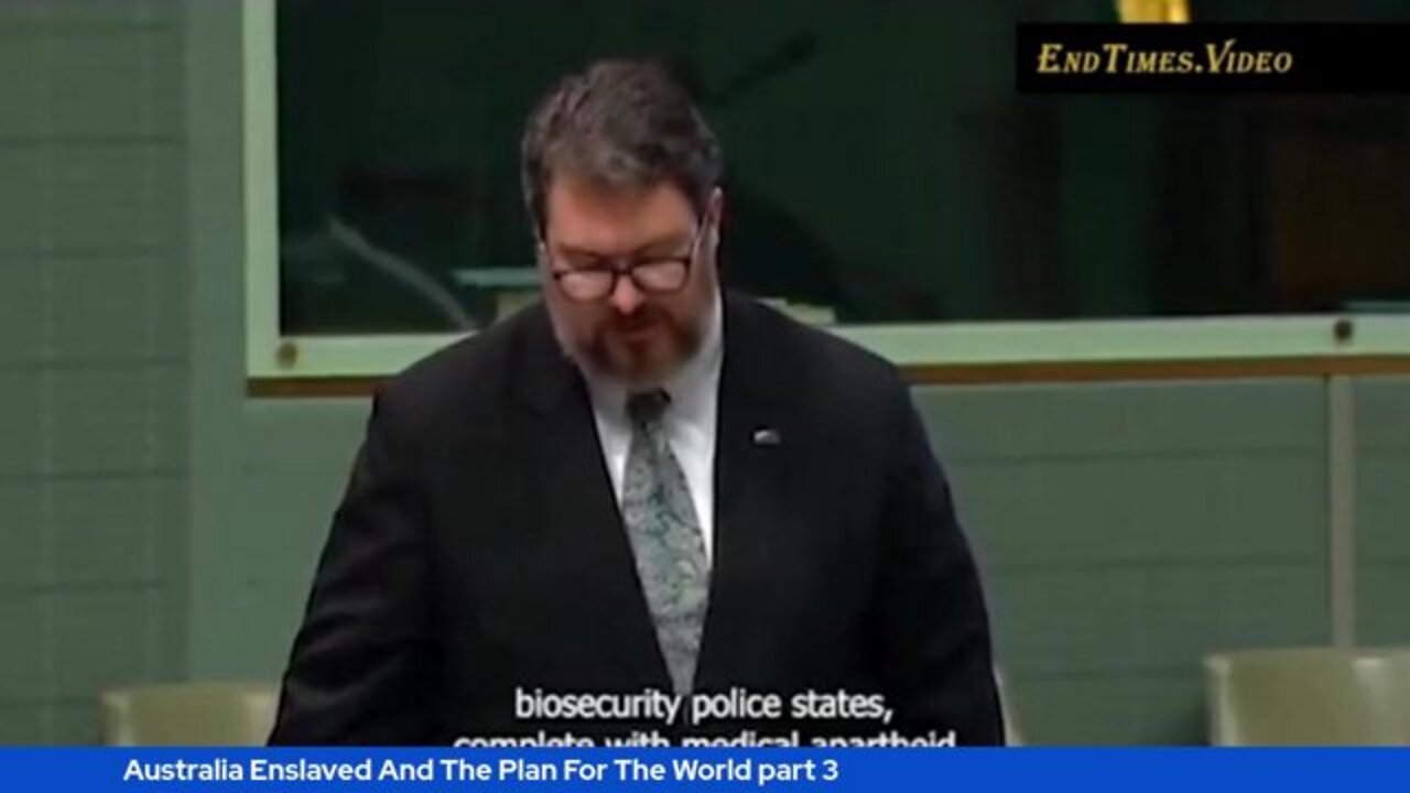 Australia Enslaved And The Plan For The World part 3