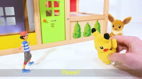 149 8Pokemon get a New House Toy Learning Video! Reading Video for Kids =)