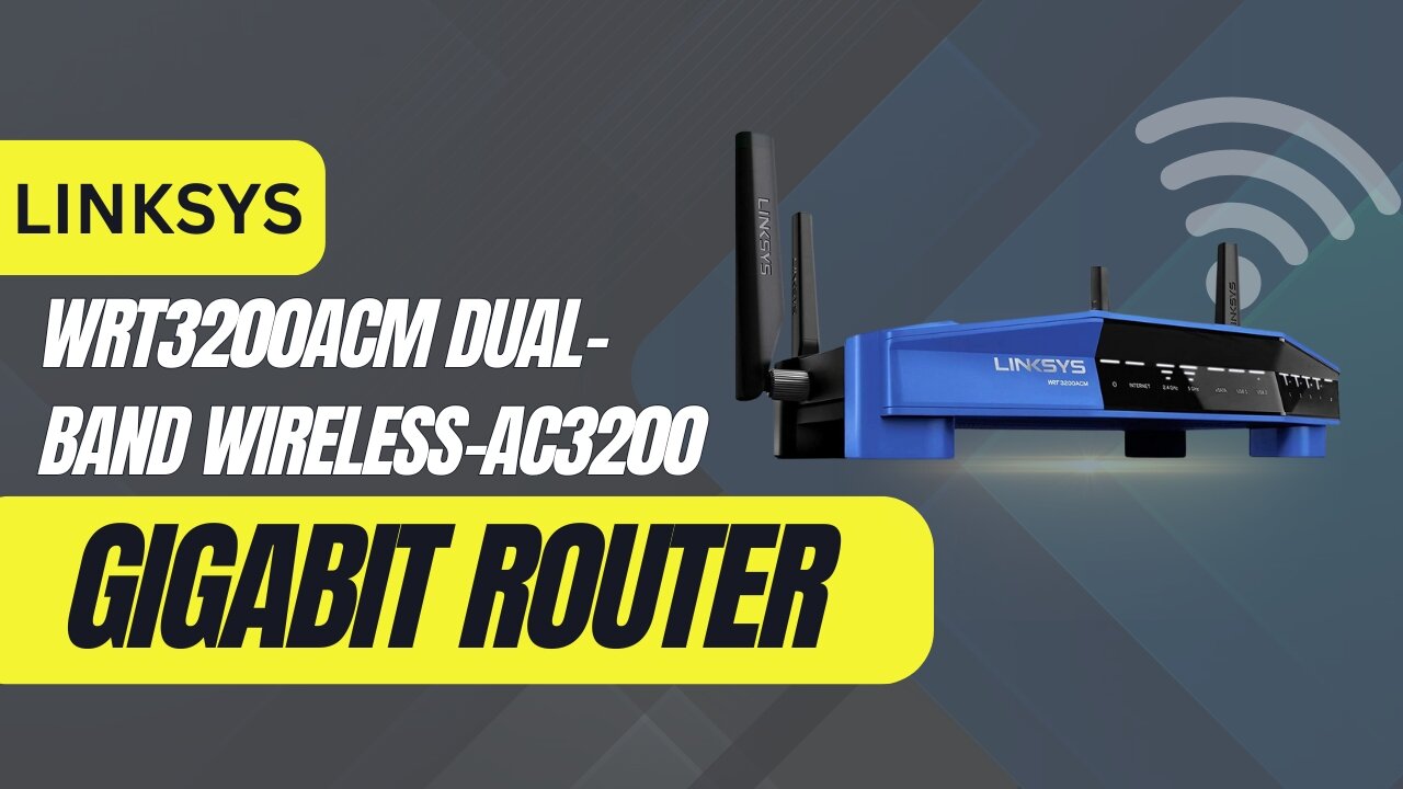 Linksys WRT3200ACM Dual Band Wireless Ac3200 Gigabit Router