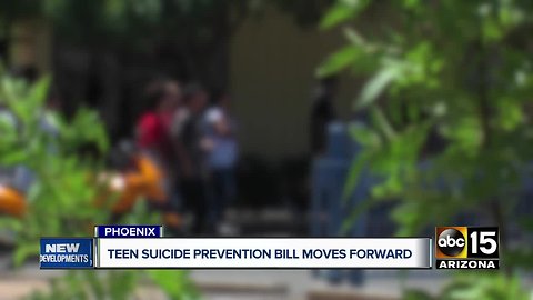 Big step by lawmakers to help prevent teen suicide in Arizona