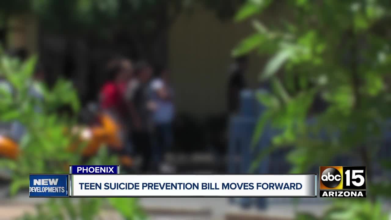 Big step by lawmakers to help prevent teen suicide in Arizona