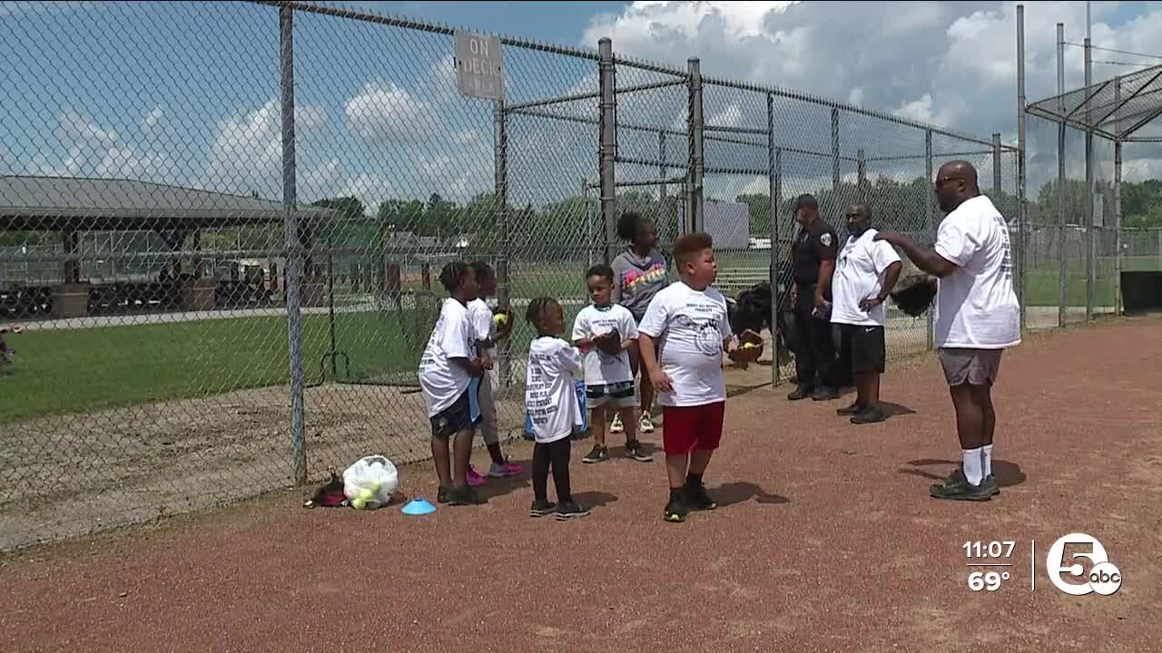 Kids learn America's pastime at first-ever 'Akron Baseball Project'