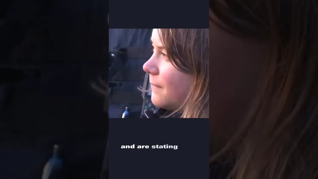 Greta Fakes her arrest at a coal protest in Germany