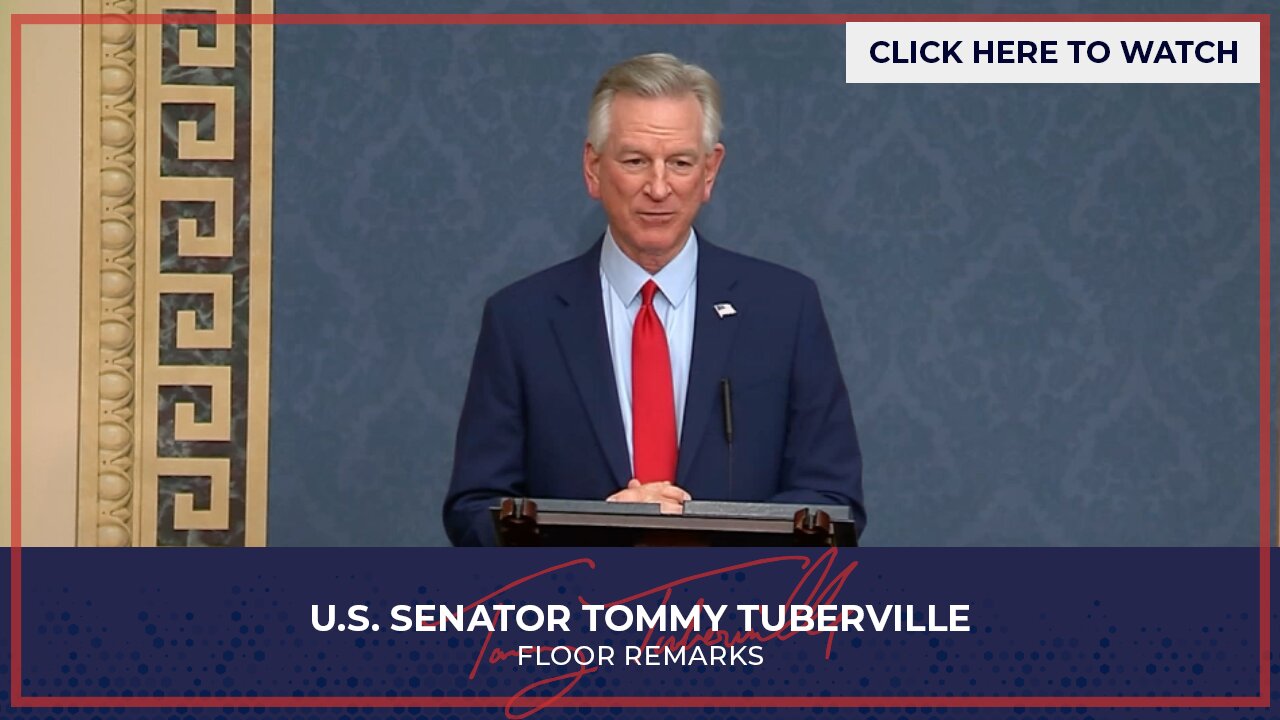 Coach Tuberville Speaks on Senate Floor against Foreign Aid