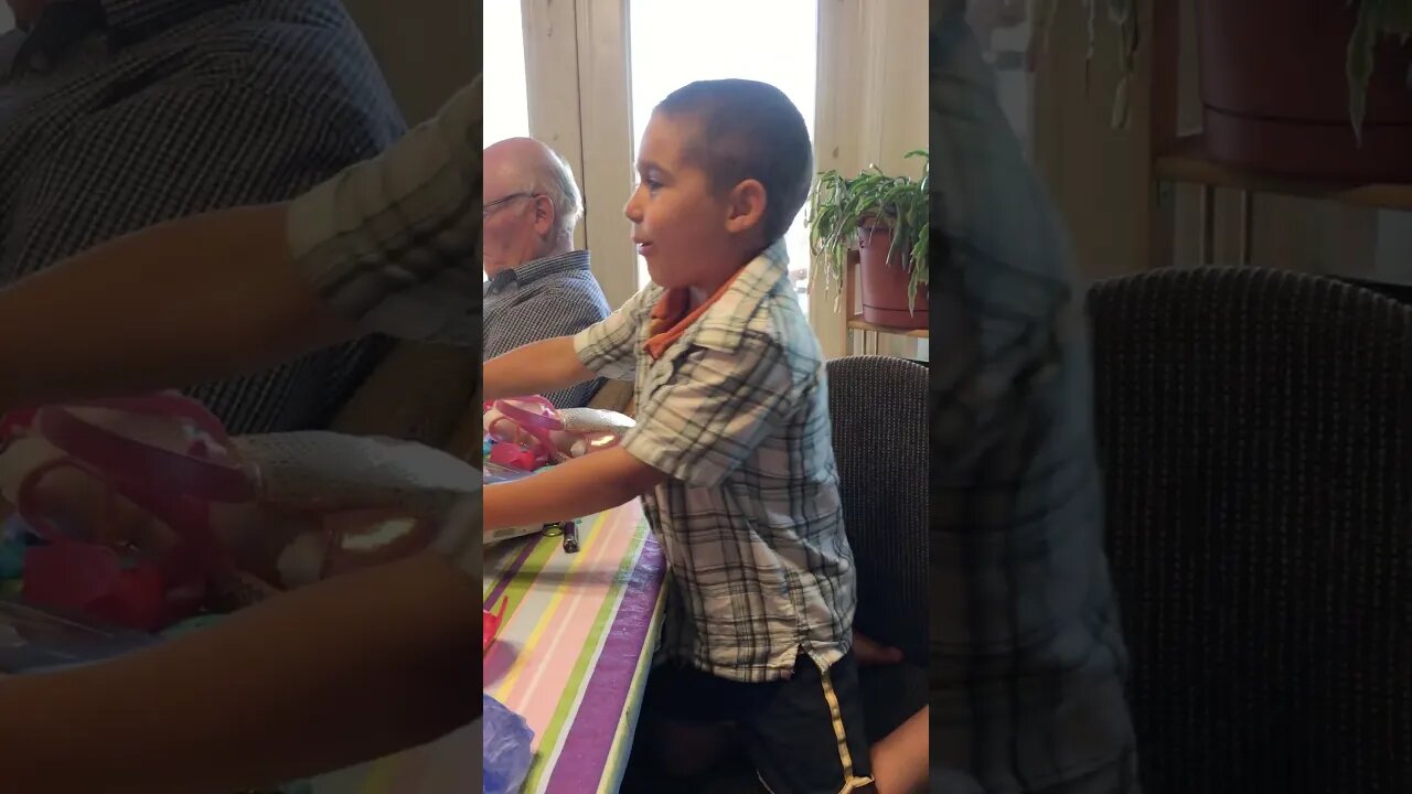 It's Christmas! Watching Jon Open Presents Is a Riot! #shorts