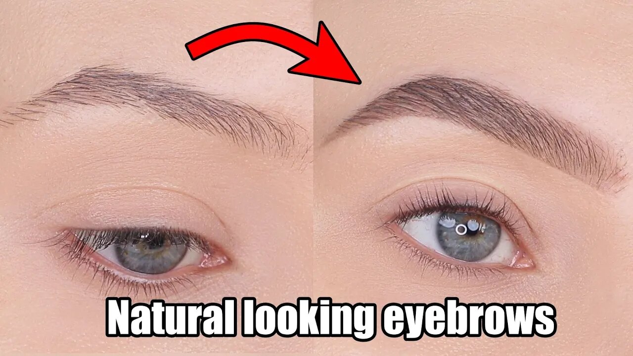 How To Get Fuller Natural Looking Eyebrows TRY THIS!