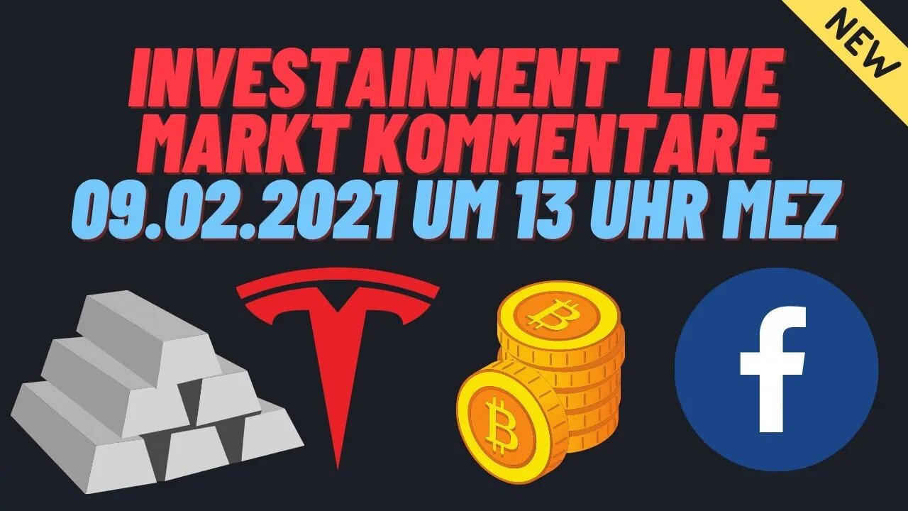 5. Investainment Live Stream mit Rainer Hahn über Gold, Silber, Aktien und Kryptowährungen