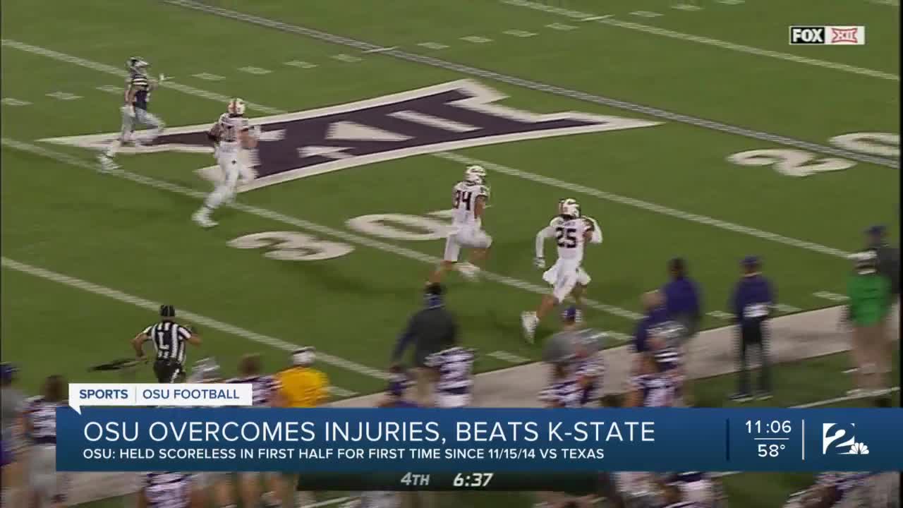 OSU overcomes injuries to beat Kansas State