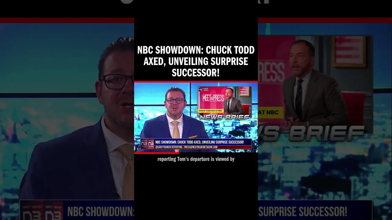 NBC Showdown: Chuck Todd Axed, Unveiling Surprise Successor!