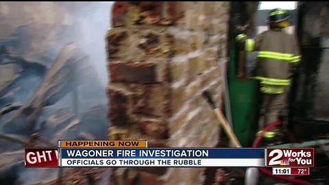 Officials investigate Wagoner fire damage
