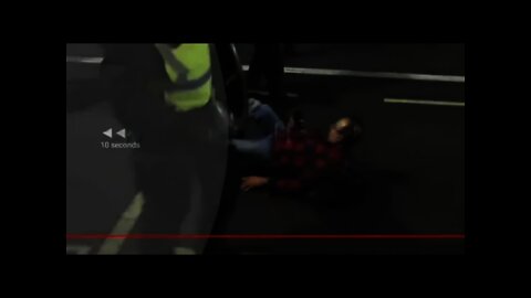 London, UK: Police Push Over One Legged Man At "End Restrictions Protest"