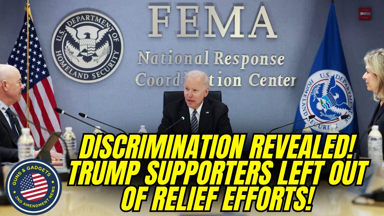 FEMA Discrimination Revealed! Trump Supporters Left Out Of Hurricane Relief Efforts!