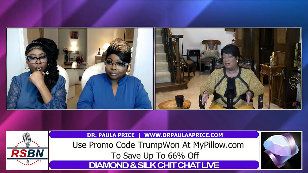 Diamond and Silk Joined by: Dr. Paula Price to Discuss Our Country and So Much More. 7/28/22