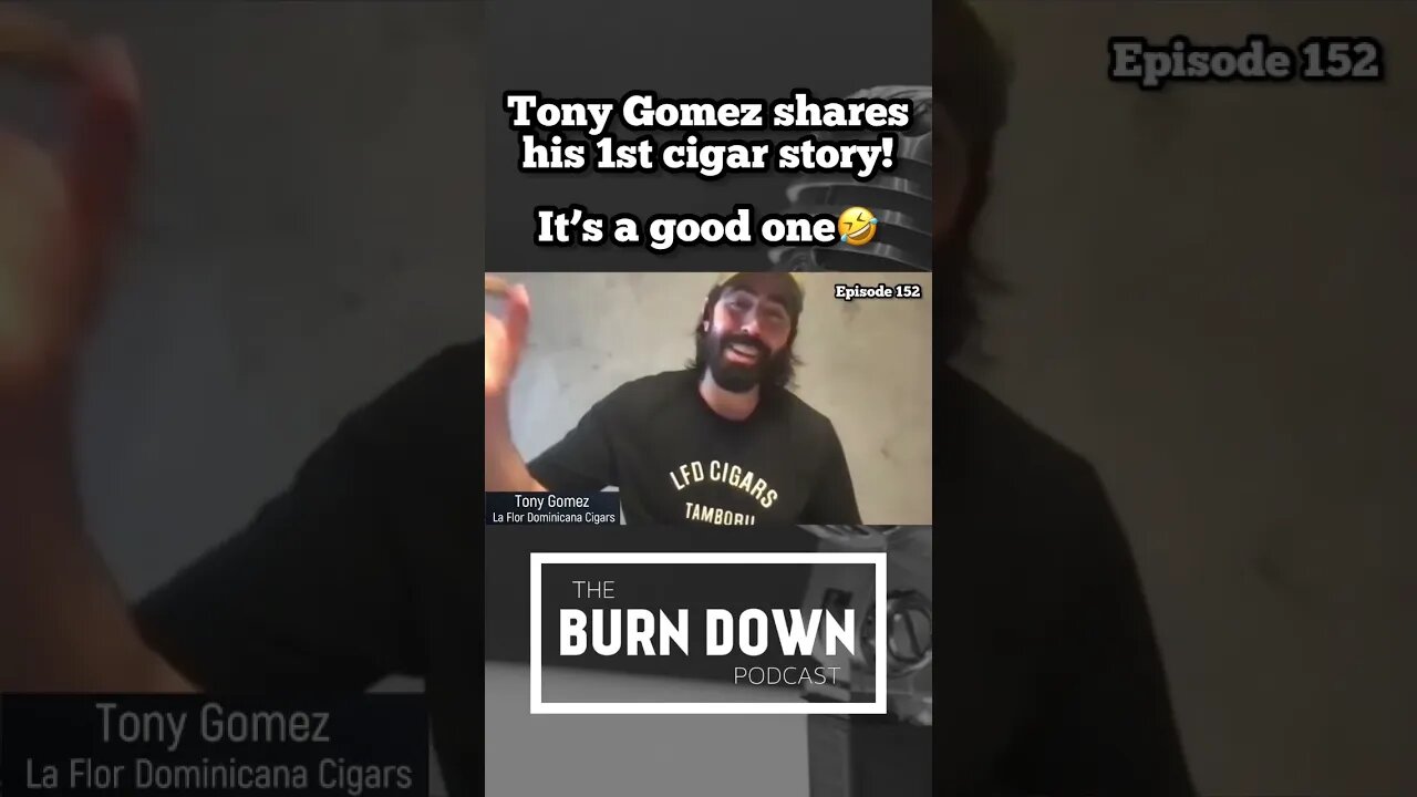 A great 1st cigar story!😂🤭 #cigars #podcast #theburndownpodcast #cigarshow #cigarlife #cigarsdaily