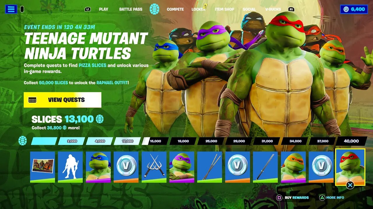 Welcome to Fortnite x TMNT!