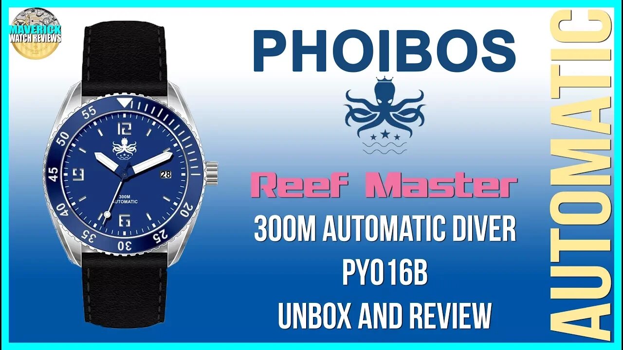 2nd Original Design! | Chinese Phoibos Reef Master 300m Auto Diver PY016B Microbrand Unbox & Review