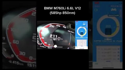 BMW 760LI 6 6 V12 585HP ACCELERATION