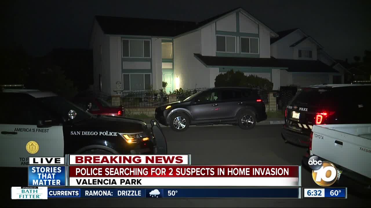 Masked men sought in Valencia Park home invasion