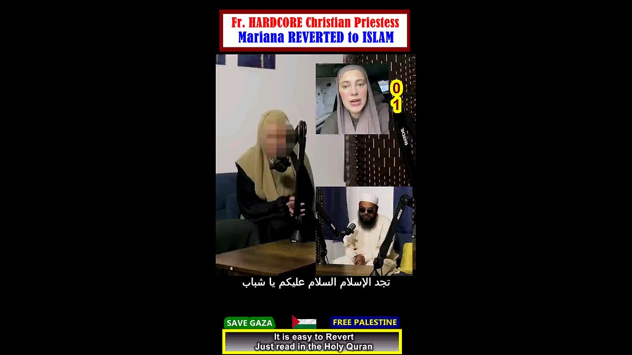 Former HARDCORE Christian Priestess Mariana REVERT to ISLAM 01 داعية مسيحية متشددة تعتنق الاسلام