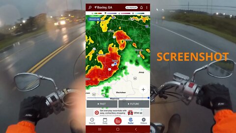 RAW CUT: Riding into a Thunderstorm!