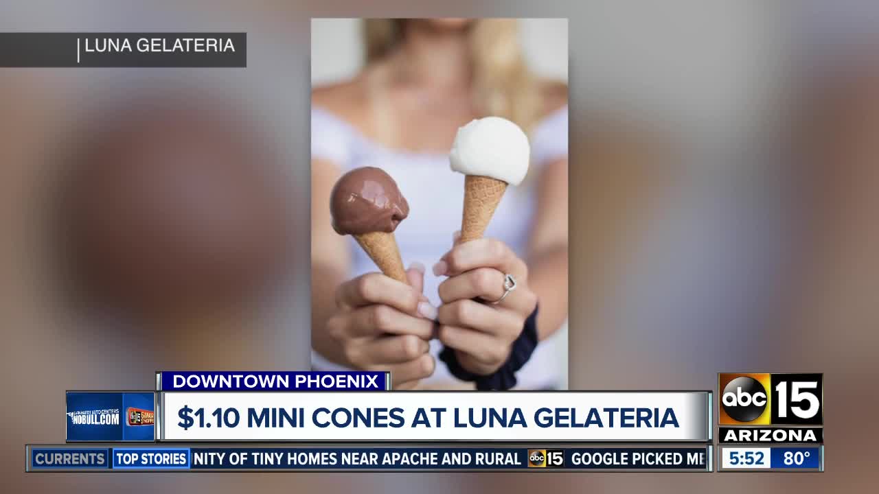 Get gelato for $1.10 when it's 110 degrees outside
