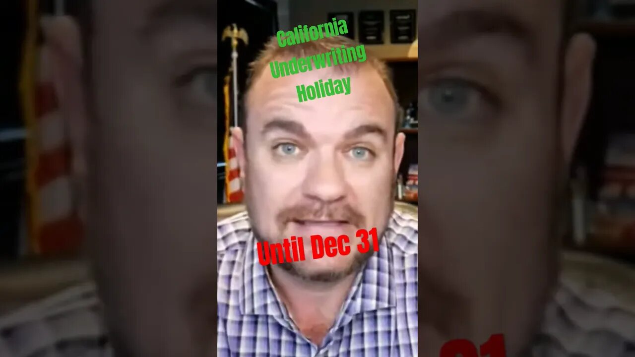 California Medicare Underwriting Holiday #medicare