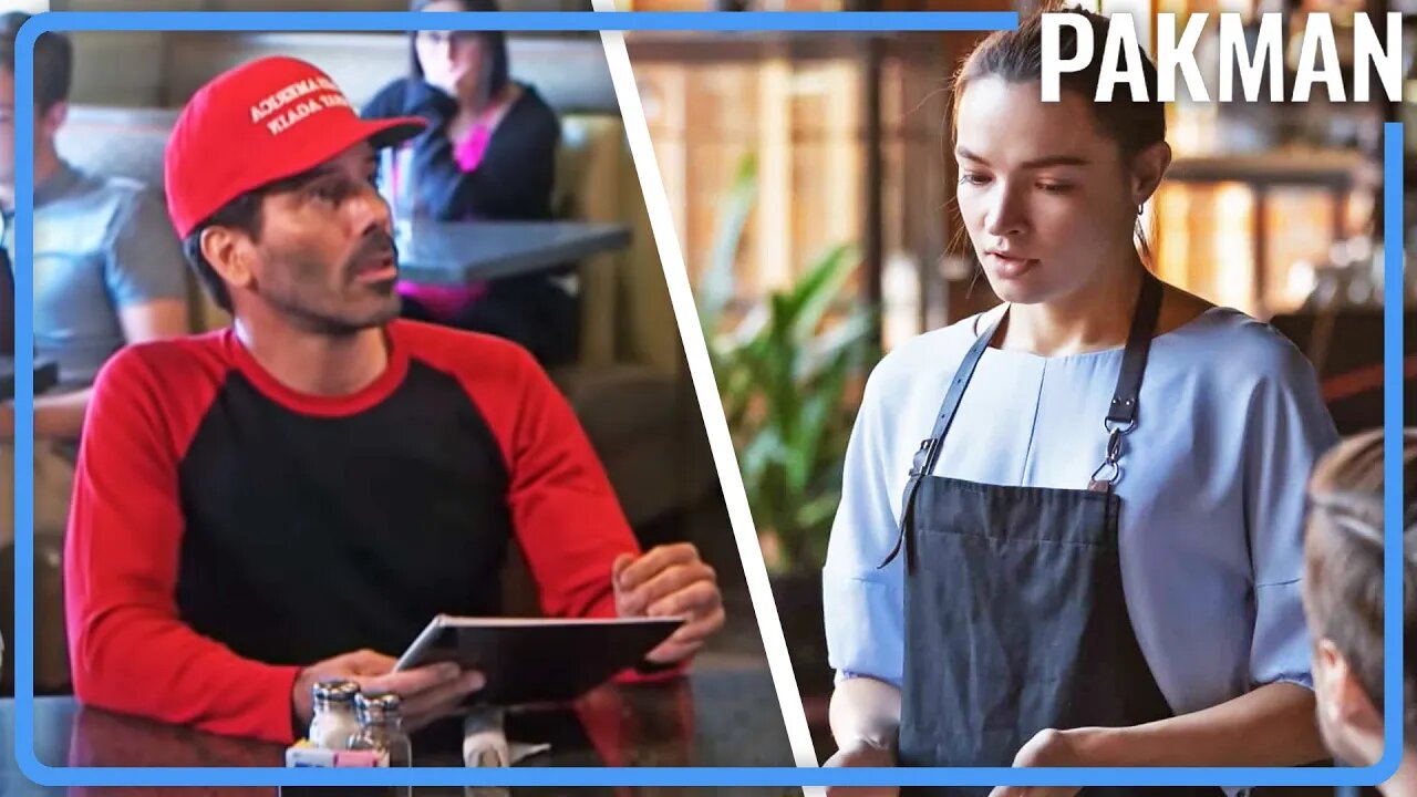 Waiter Dealing with MAGA Trumpists in DC