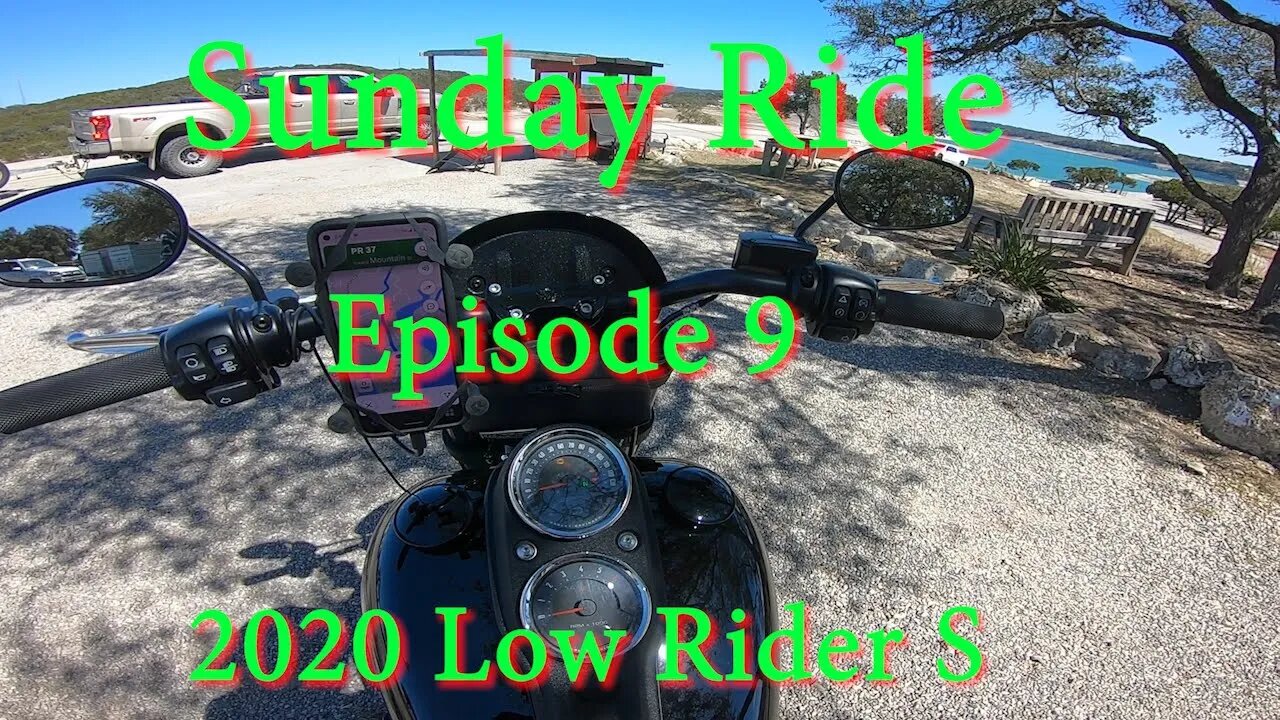 Sunday Ride Around Episode 9 | 2020 Low Rider S | Texas Hill Country + Lake Medina