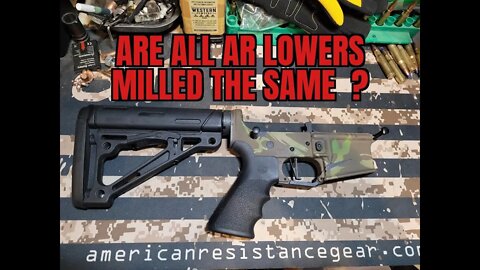 Are All AR Lowers Milled The Same ?