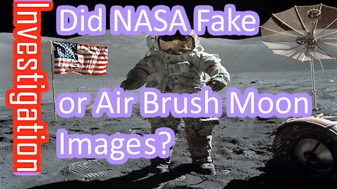 NO! NASA didnt airbrush - Lunacognita did NOT use original images as I Proved in 2017