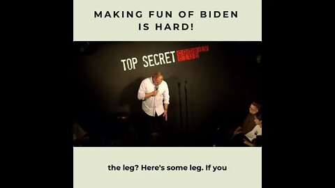 Making fun of Biden is so hard 🤣 @Byron Bertram