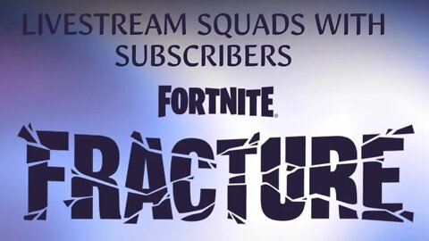 Fortnite Live Stream- CUSTOMS/SQUADS with Viewers | Session #87