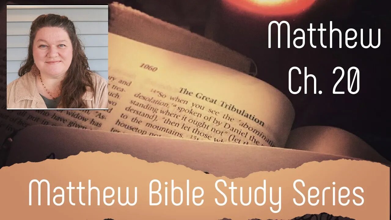 Matthew Ch. 20 Bible Study: Ministering to Others Like Yeshua Did