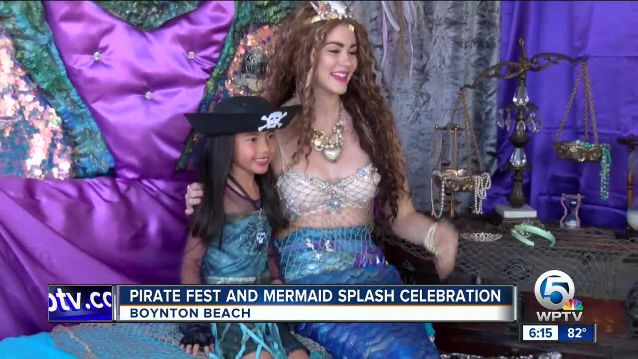 Pirate fest and mermaid splash celebration held in Boynton Beach