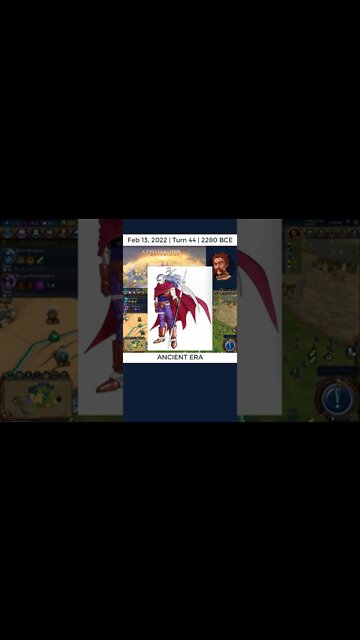 #oneturnadaychallenge #civ6 – Turn 44 - WAR KICKS OFF? #shorts