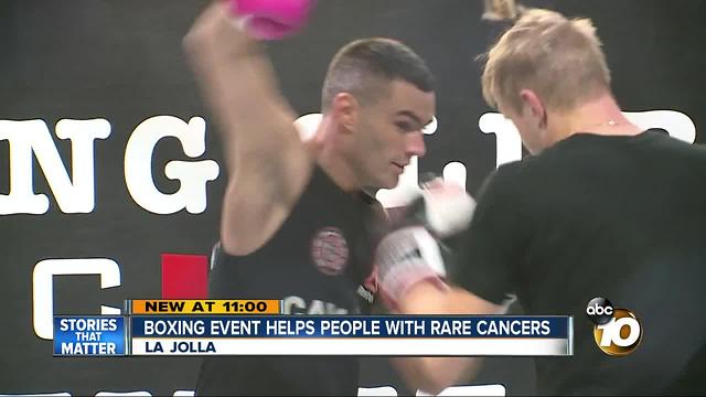 Boxing event helps people with rare cancers