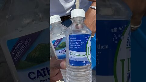 Good Samaritan’s giving water away for free at Carnival in Jamaica 🇯🇲