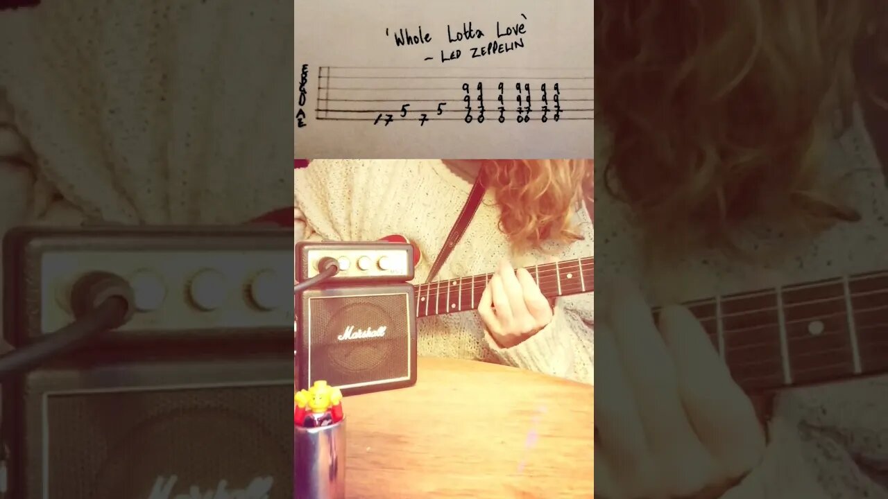 Led Zeppelin: Whole Lotta Love Intro tabs