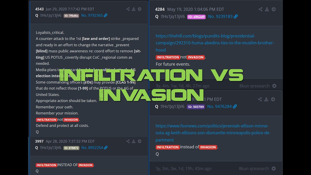 Infiltration vs Invasion