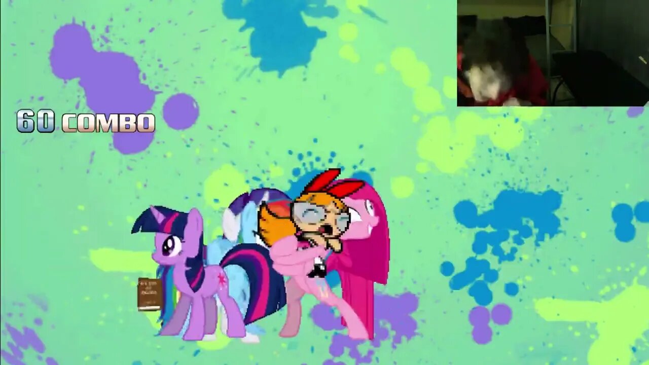My Little Pony Characters (Twilight Sparkle And Rarity) VS Blossom The Powerpuff Girl In A Battle