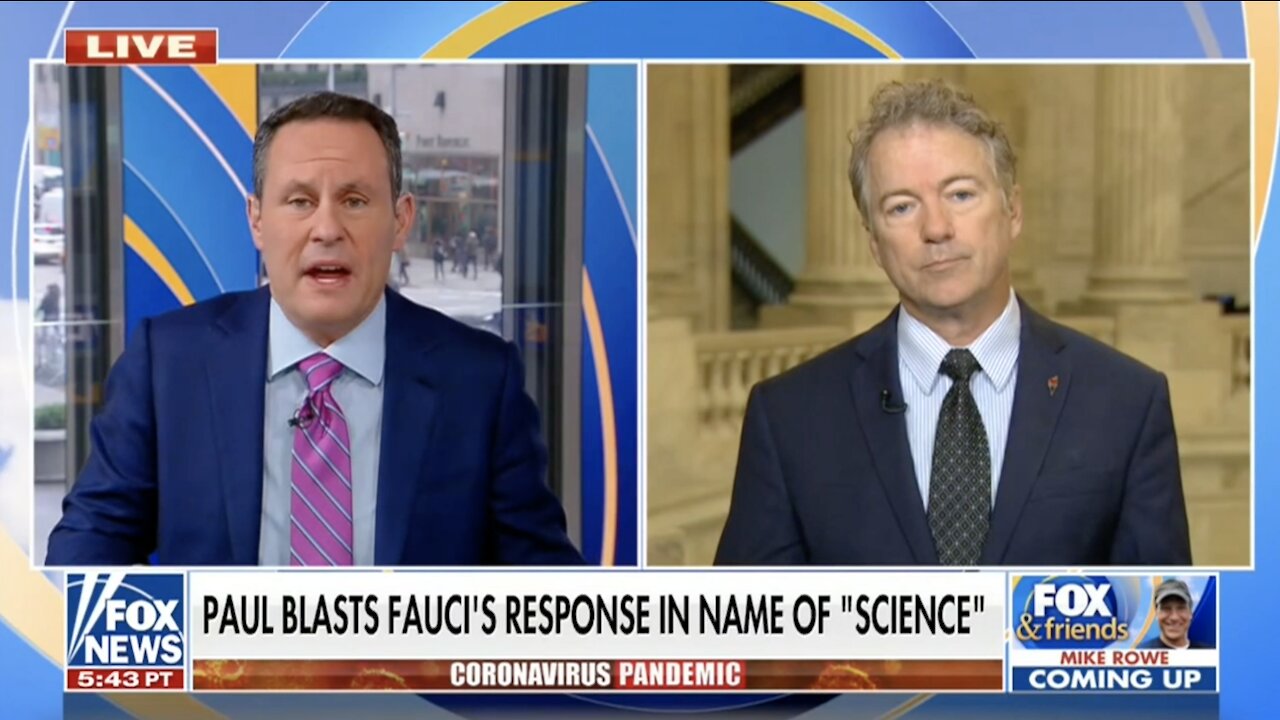 Dr. Rand Paul: Fauci Ignores Science of Natural Immunity - November 30, 2021