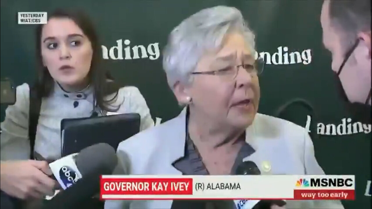 Alabama Gov ⁣Kay Ivey says blame the unvaccinated