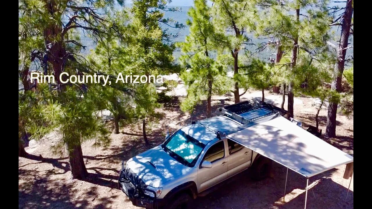 4x4 Van Life: Where Have I Been? More Changes to Truck, New Campsite Rim Country Arizona