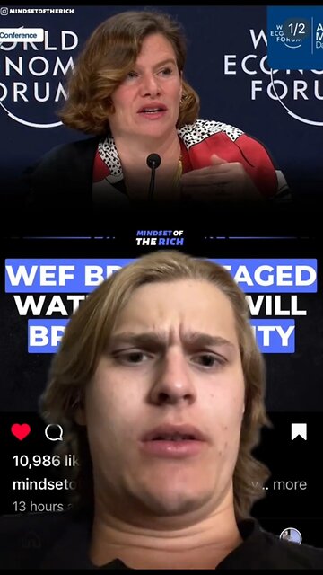 WEF Brags About Staged Water Crisis To Bring Unity