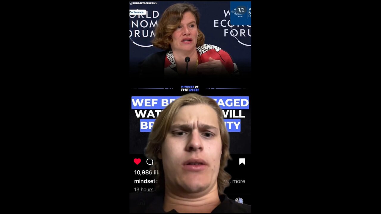 WEF Brags About Staged Water Crisis To Bring Unity