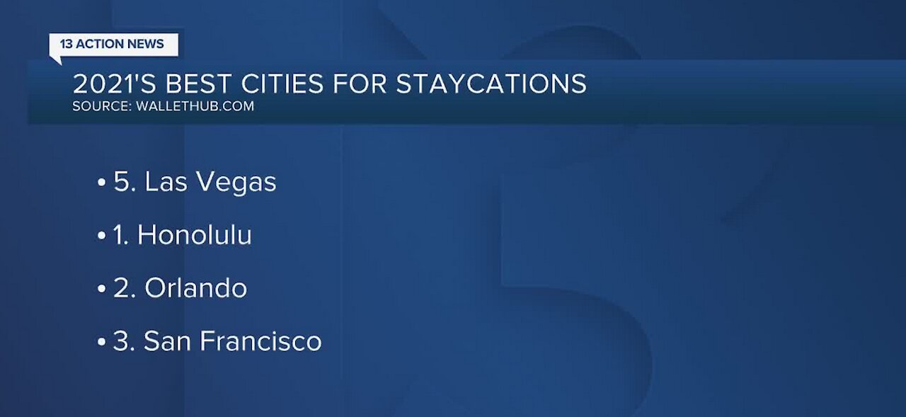 Study: Las Vegas #5 on list for best staycation cities