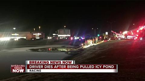 One dead after truck fished out of Racine pond