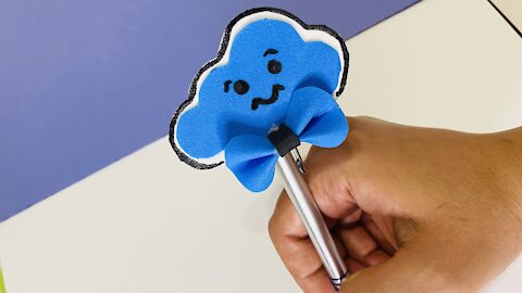 Diy pencil topper || pen/ pencil decoration ideas
