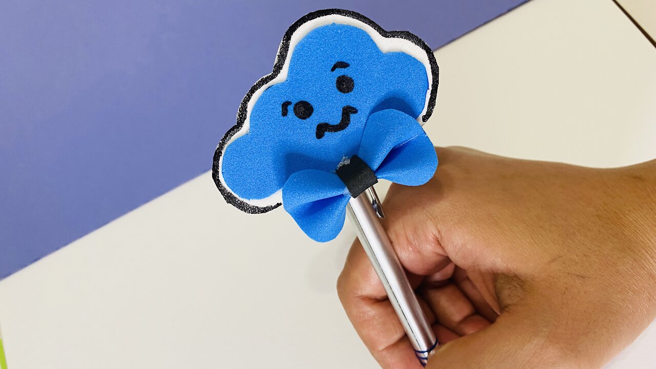 Diy pencil topper || pen/ pencil decoration ideas