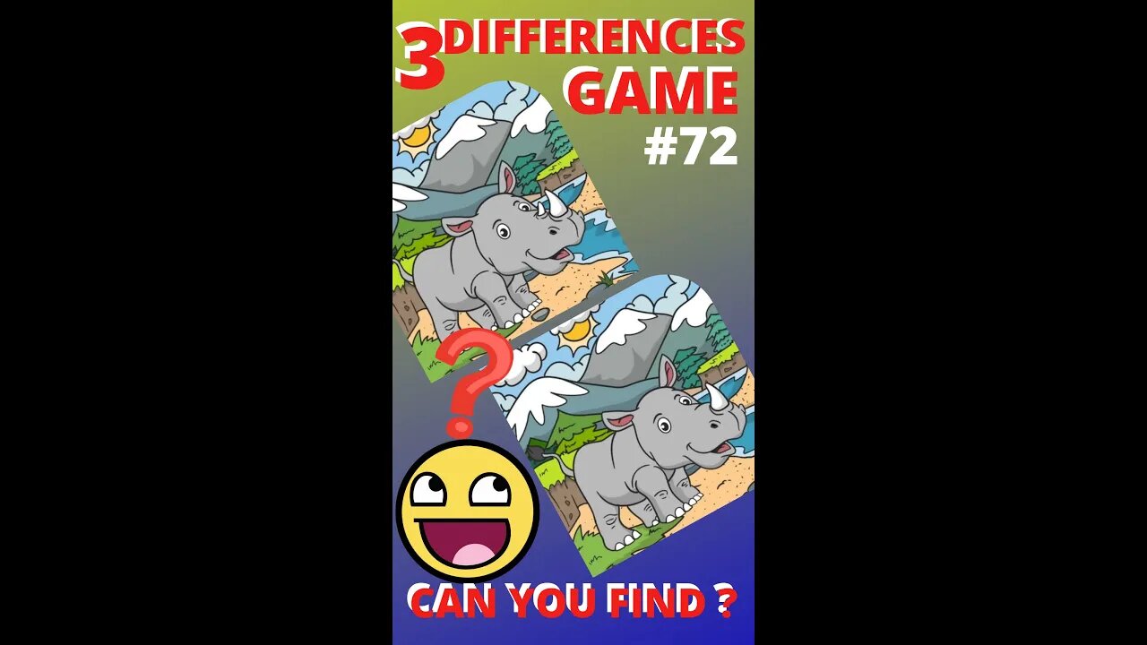 3 DIFFERENCES GAME | #72